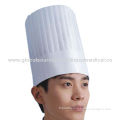 Non-woven Chef Cap, Cylindrical Shape, Adjustable Head Diameter